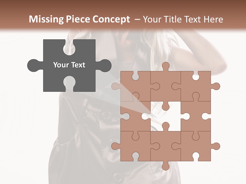 Fashion Posing Lifestyle PowerPoint Template