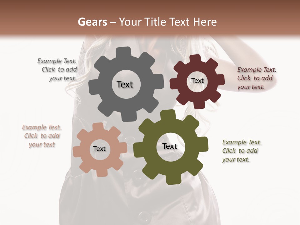 Fashion Posing Lifestyle PowerPoint Template