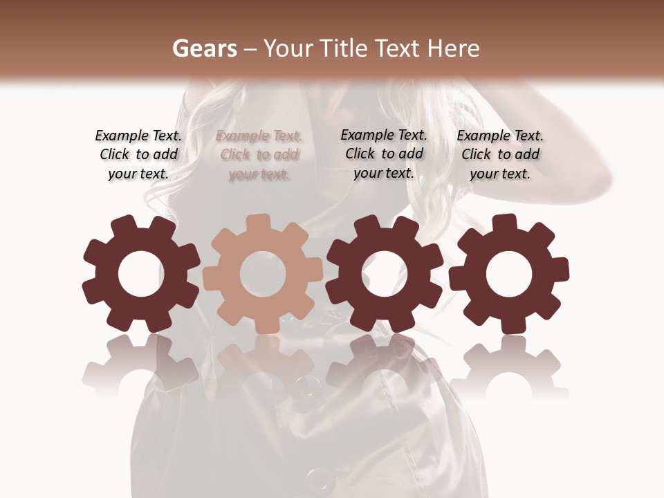 Fashion Posing Lifestyle PowerPoint Template