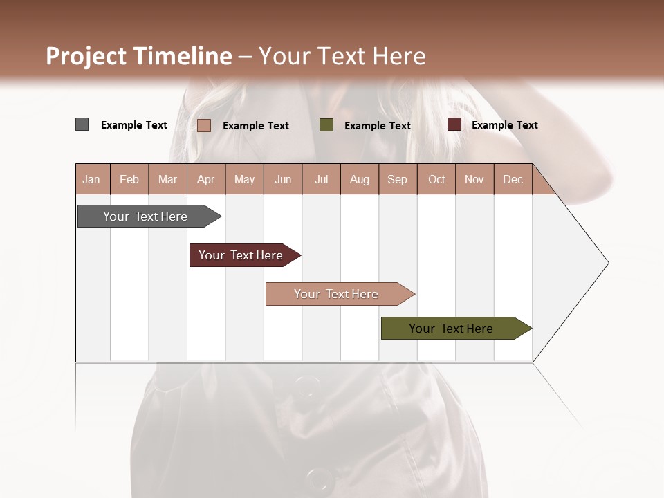Fashion Posing Lifestyle PowerPoint Template