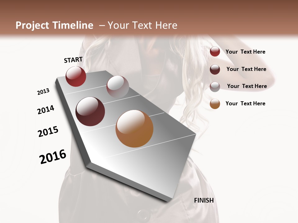 Fashion Posing Lifestyle PowerPoint Template