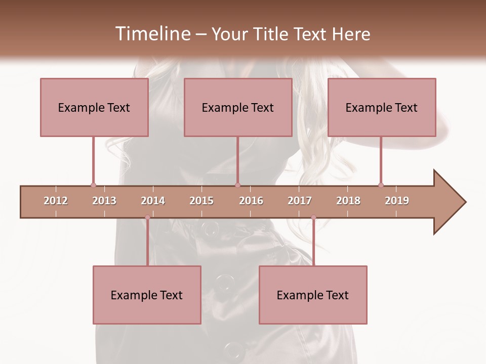 Fashion Posing Lifestyle PowerPoint Template