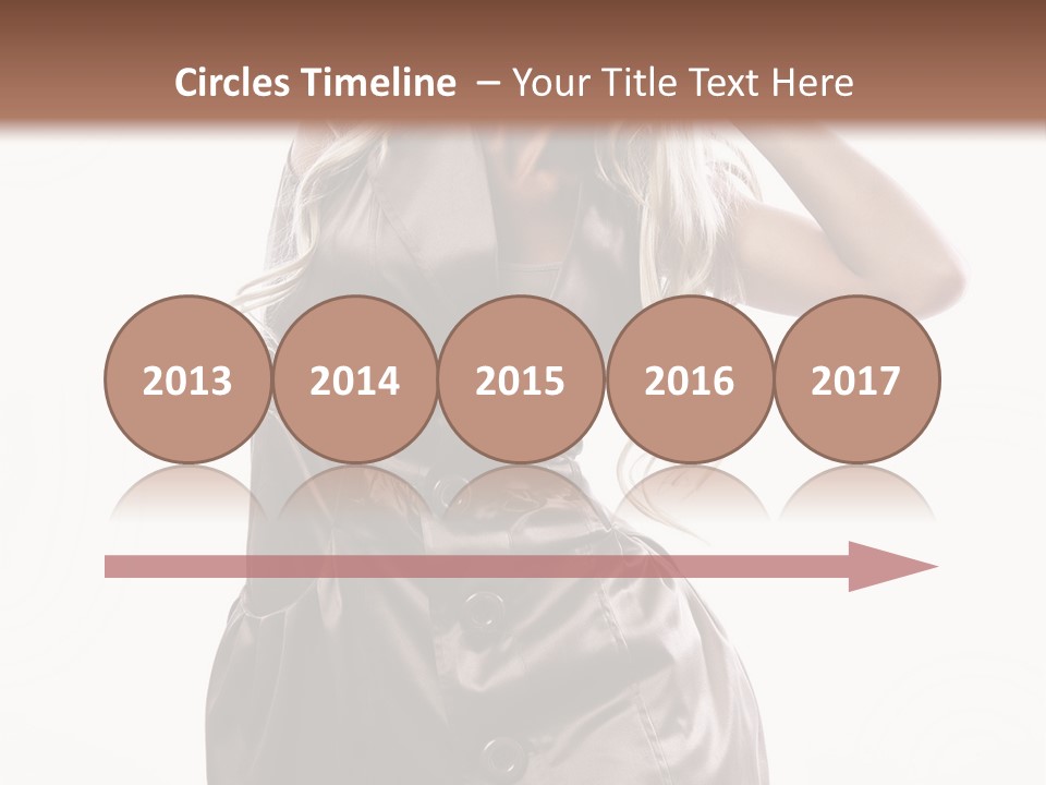 Fashion Posing Lifestyle PowerPoint Template