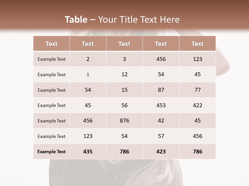 Fashion Posing Lifestyle PowerPoint Template