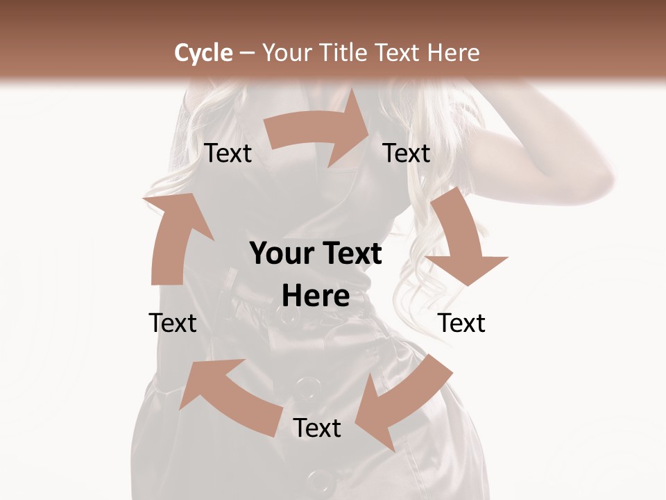 Fashion Posing Lifestyle PowerPoint Template