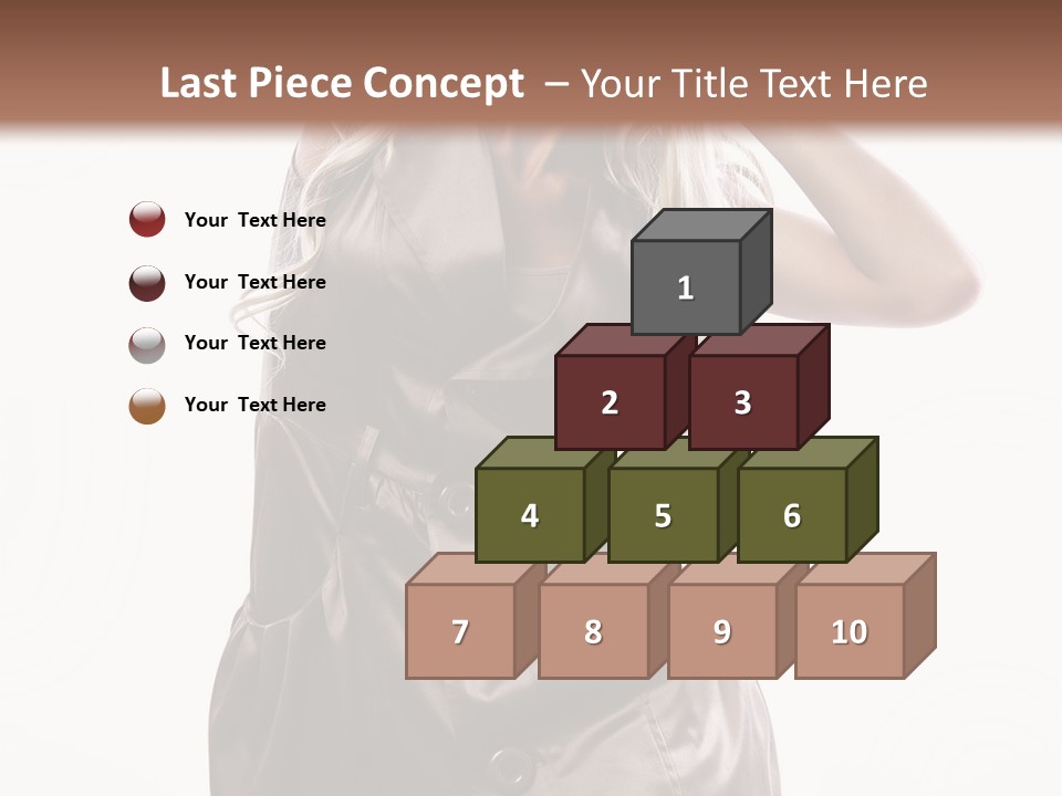 Fashion Posing Lifestyle PowerPoint Template