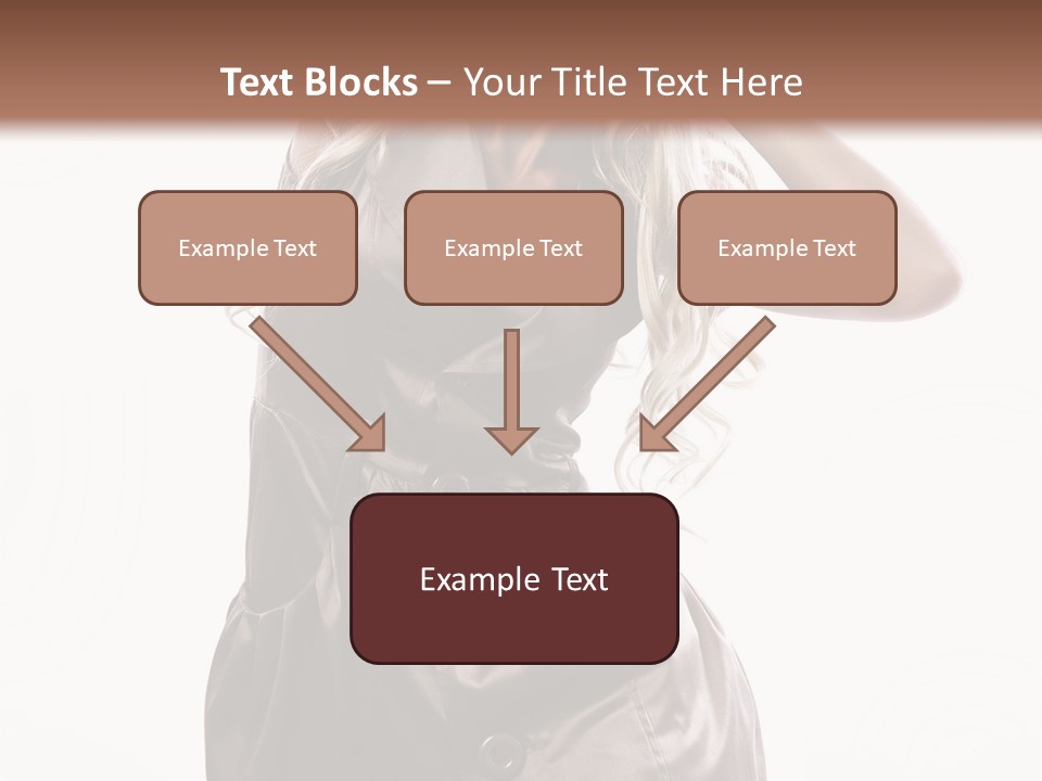 Fashion Posing Lifestyle PowerPoint Template