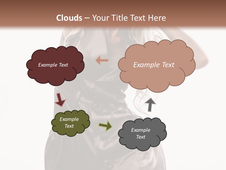 Fashion Posing Lifestyle PowerPoint Template