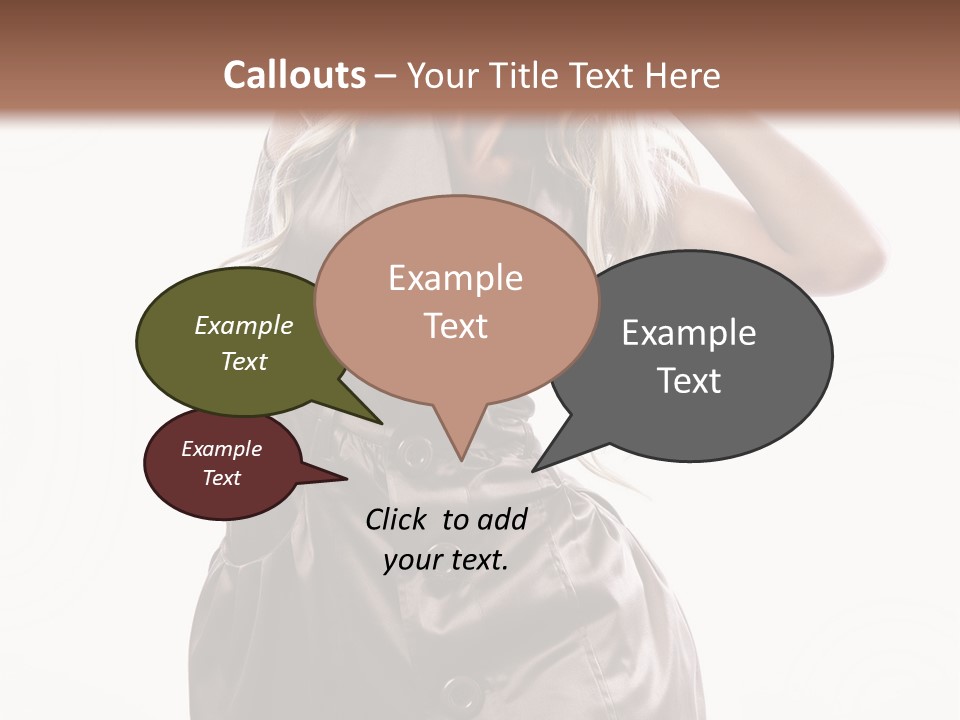 Fashion Posing Lifestyle PowerPoint Template