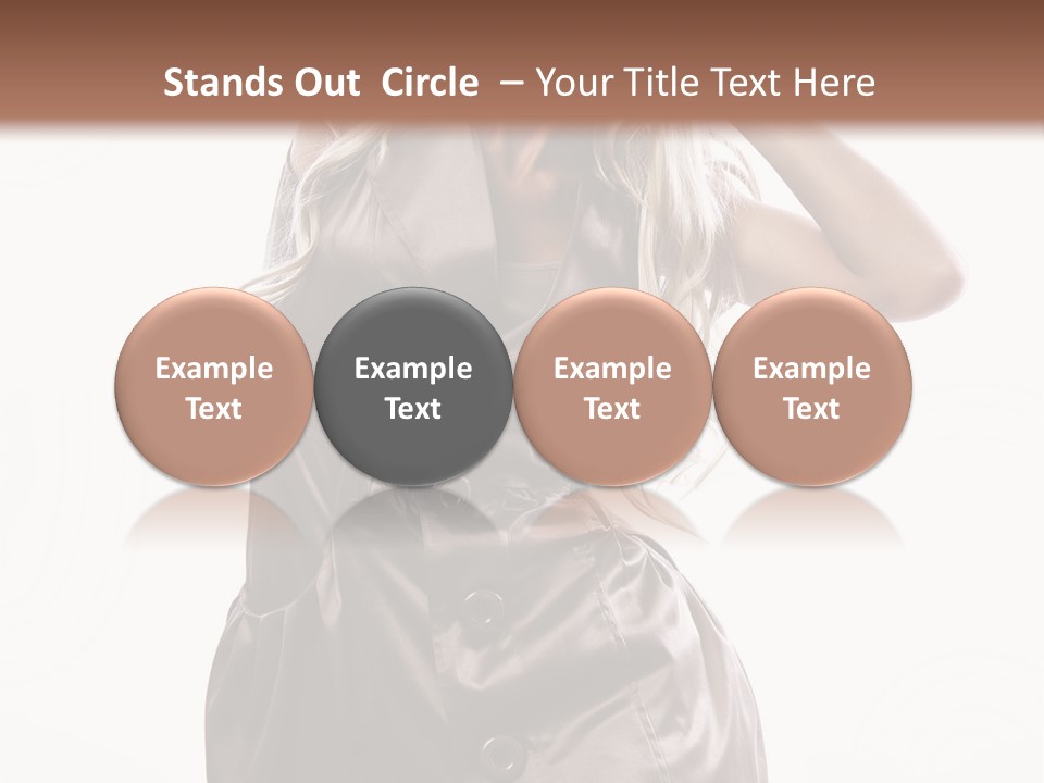 Fashion Posing Lifestyle PowerPoint Template