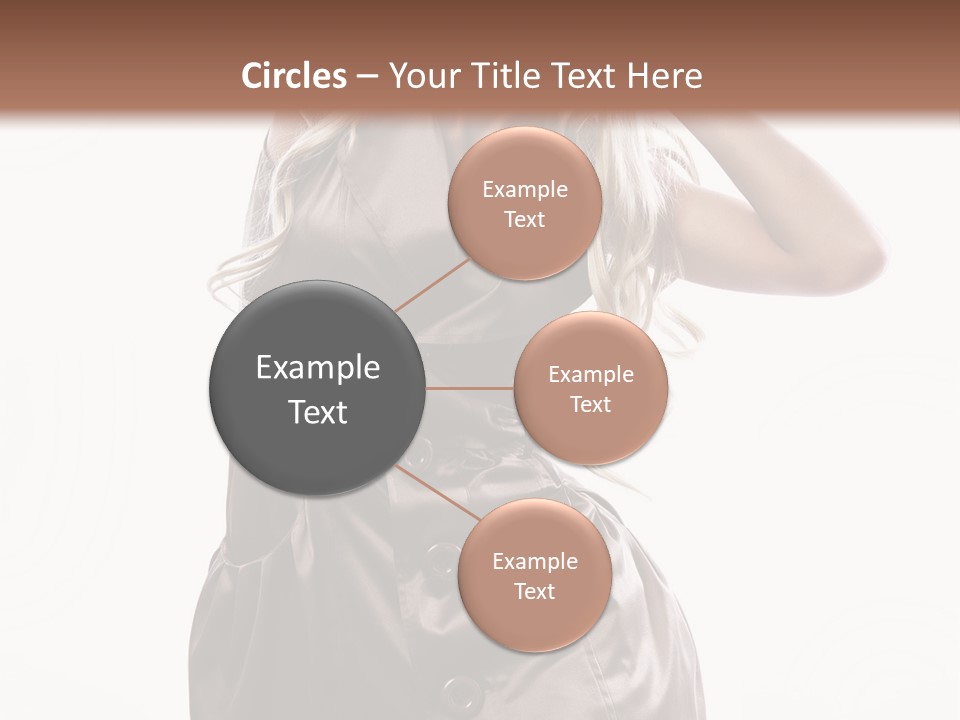 Fashion Posing Lifestyle PowerPoint Template