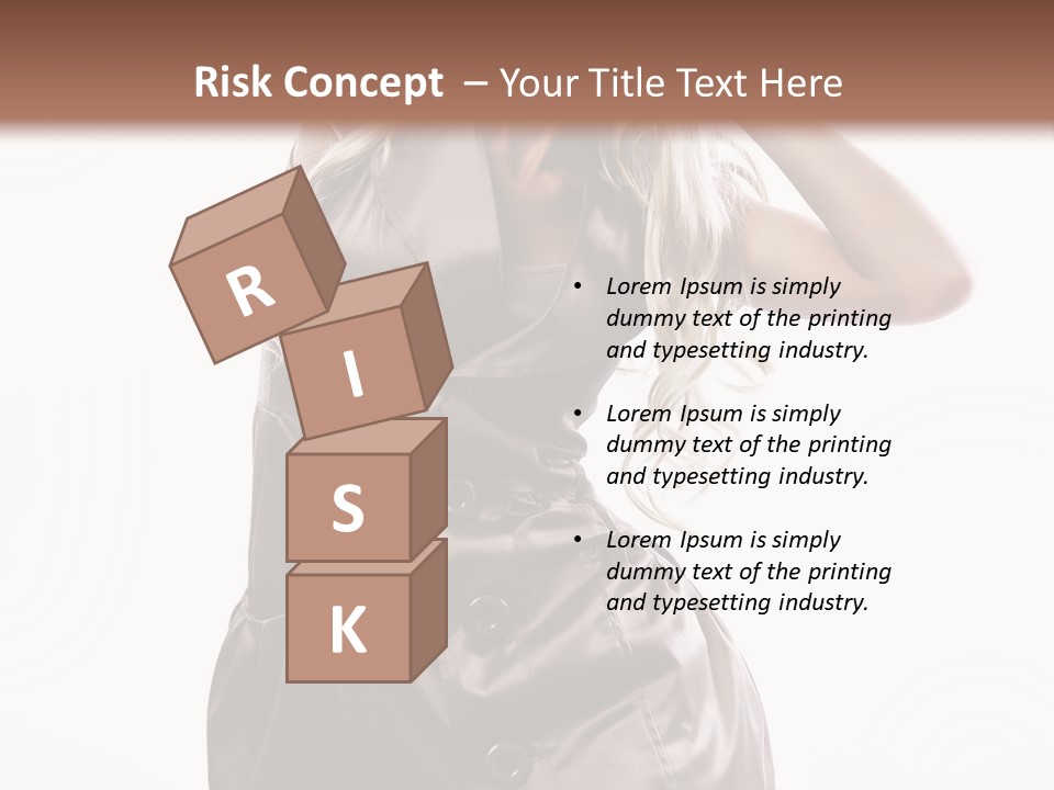 Fashion Posing Lifestyle PowerPoint Template