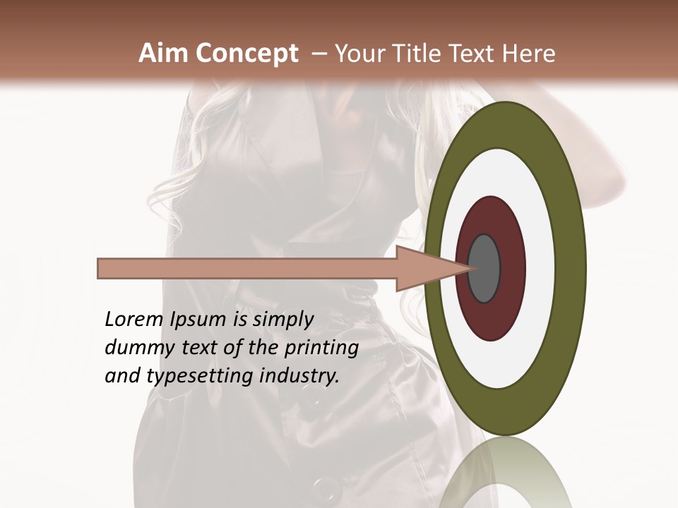 Fashion Posing Lifestyle PowerPoint Template