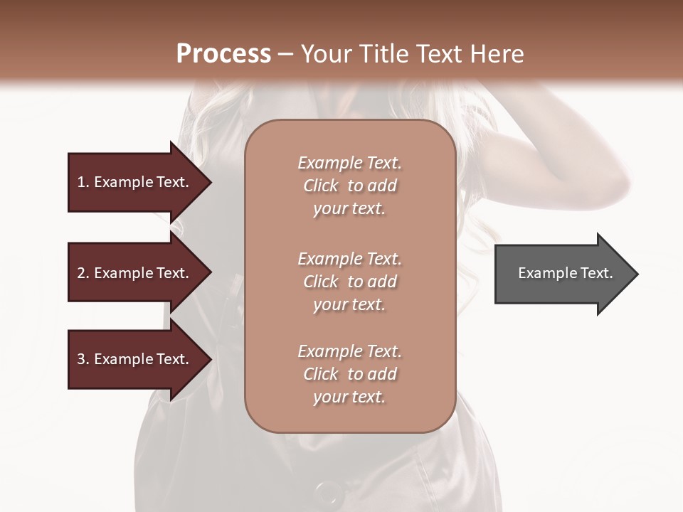 Fashion Posing Lifestyle PowerPoint Template