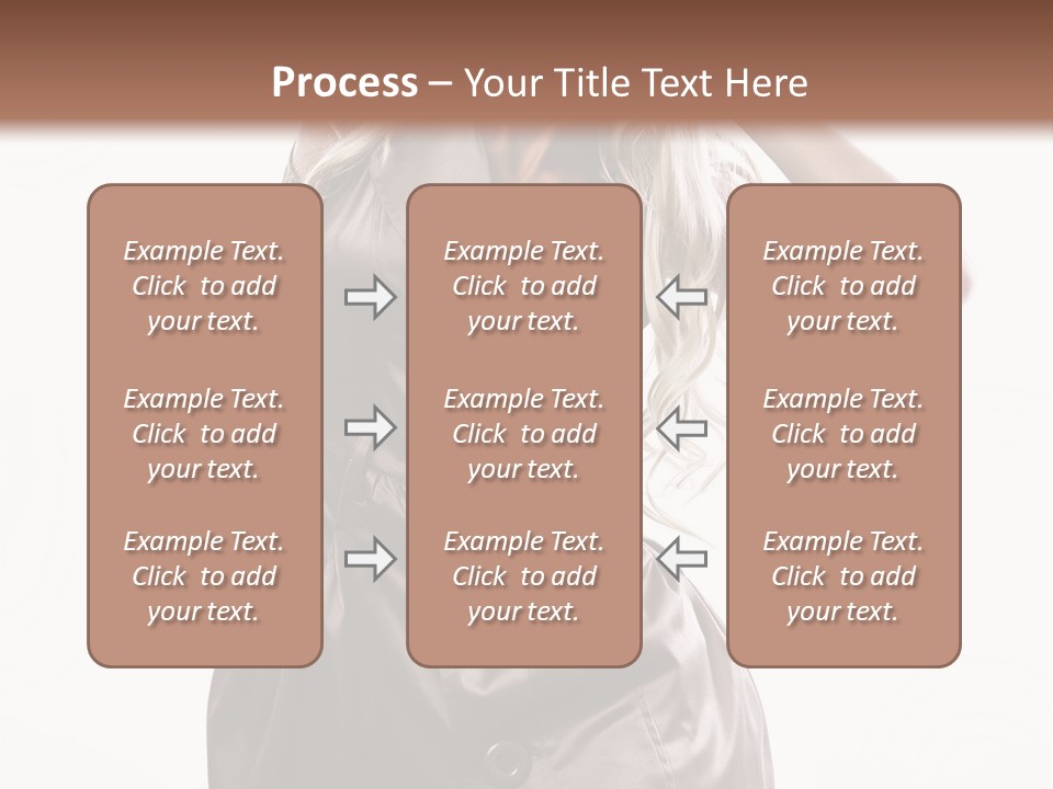 Fashion Posing Lifestyle PowerPoint Template