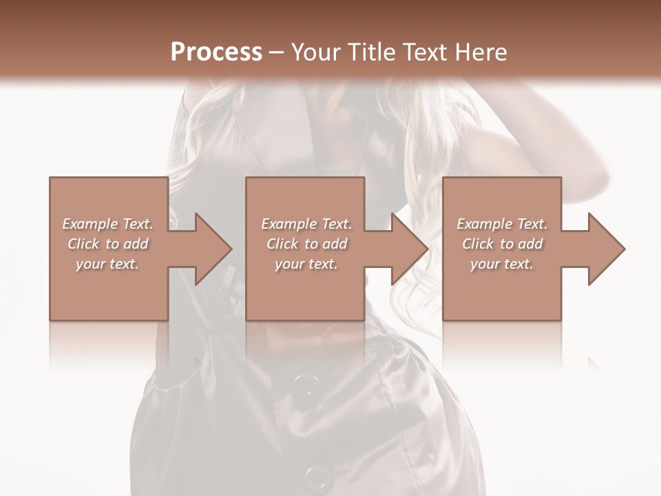 Fashion Posing Lifestyle PowerPoint Template