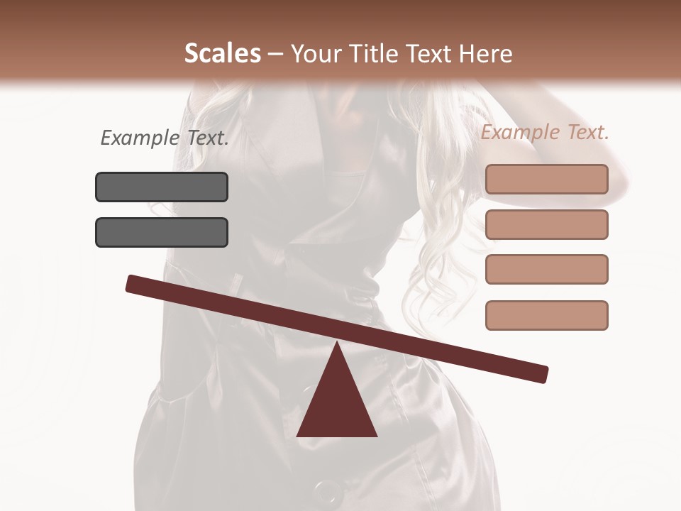 Fashion Posing Lifestyle PowerPoint Template