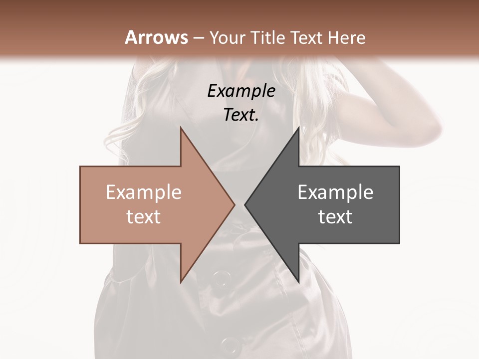 Fashion Posing Lifestyle PowerPoint Template