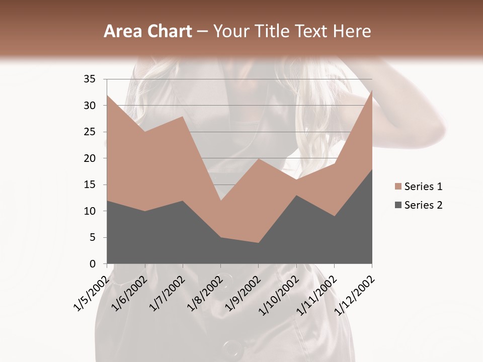 Fashion Posing Lifestyle PowerPoint Template