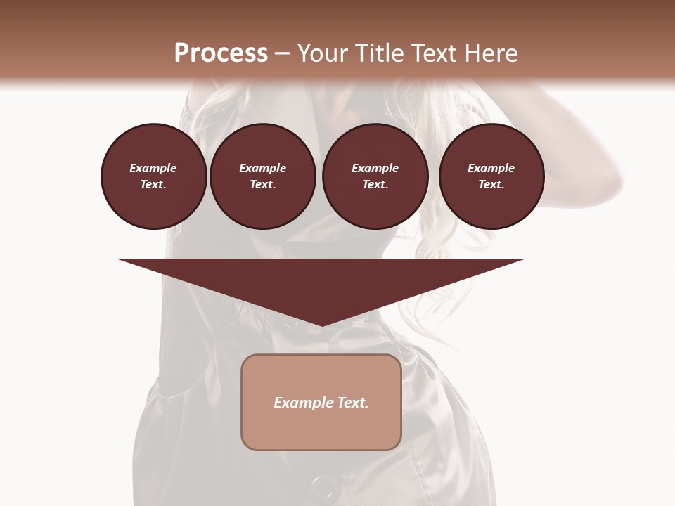 Fashion Posing Lifestyle PowerPoint Template