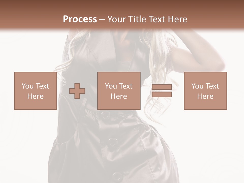 Fashion Posing Lifestyle PowerPoint Template