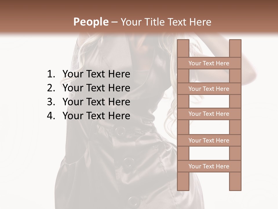 Fashion Posing Lifestyle PowerPoint Template