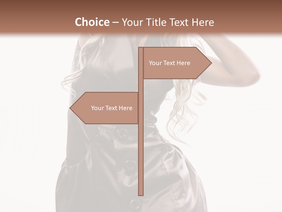 Fashion Posing Lifestyle PowerPoint Template