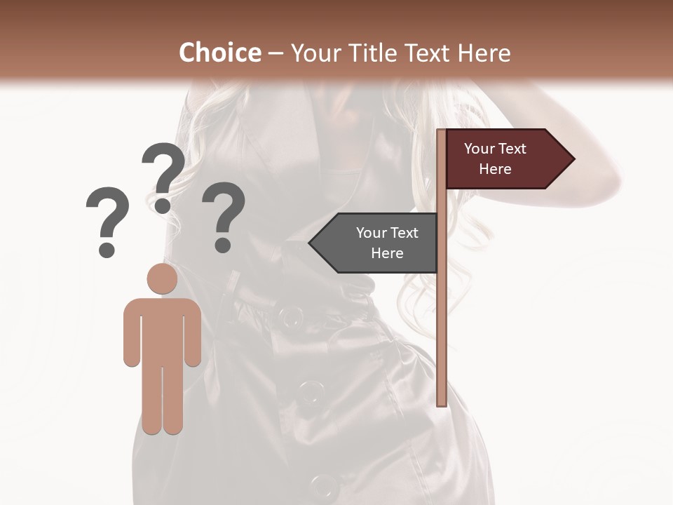 Fashion Posing Lifestyle PowerPoint Template