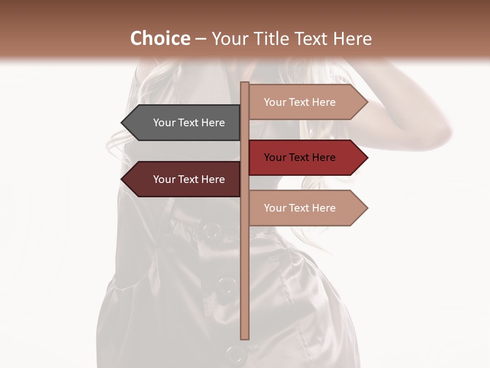 Fashion Posing Lifestyle PowerPoint Template
