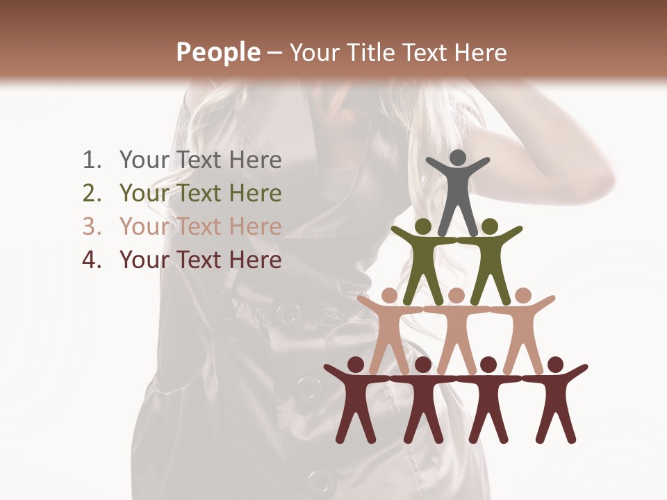 Fashion Posing Lifestyle PowerPoint Template