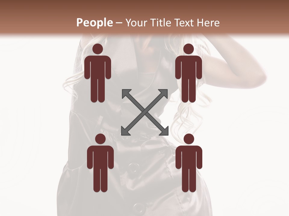 Fashion Posing Lifestyle PowerPoint Template