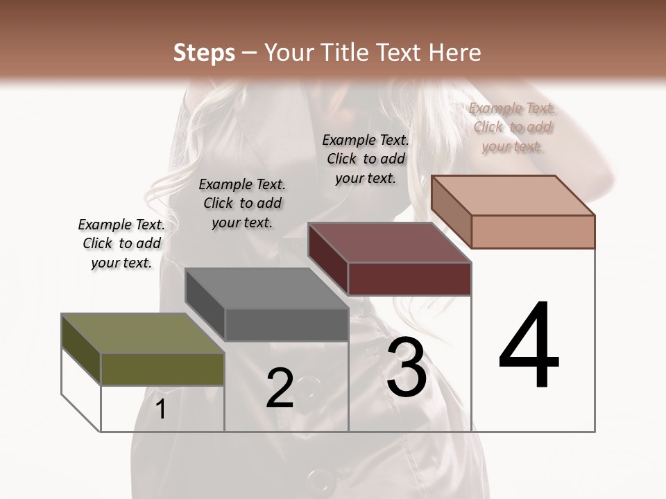 Fashion Posing Lifestyle PowerPoint Template