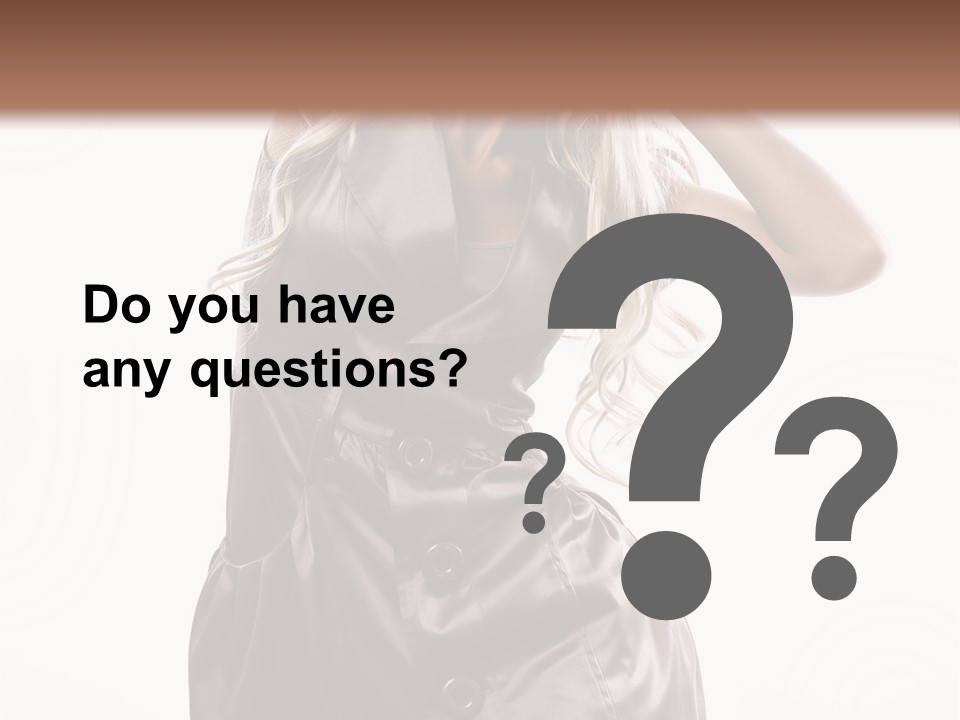 Fashion Posing Lifestyle PowerPoint Template