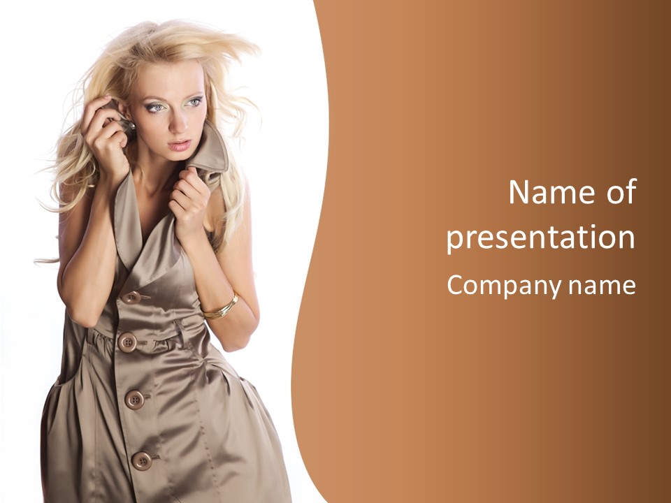 Lifestyle Charming Sensual PowerPoint Template