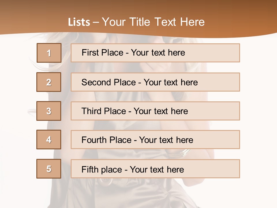 Lifestyle Charming Sensual PowerPoint Template