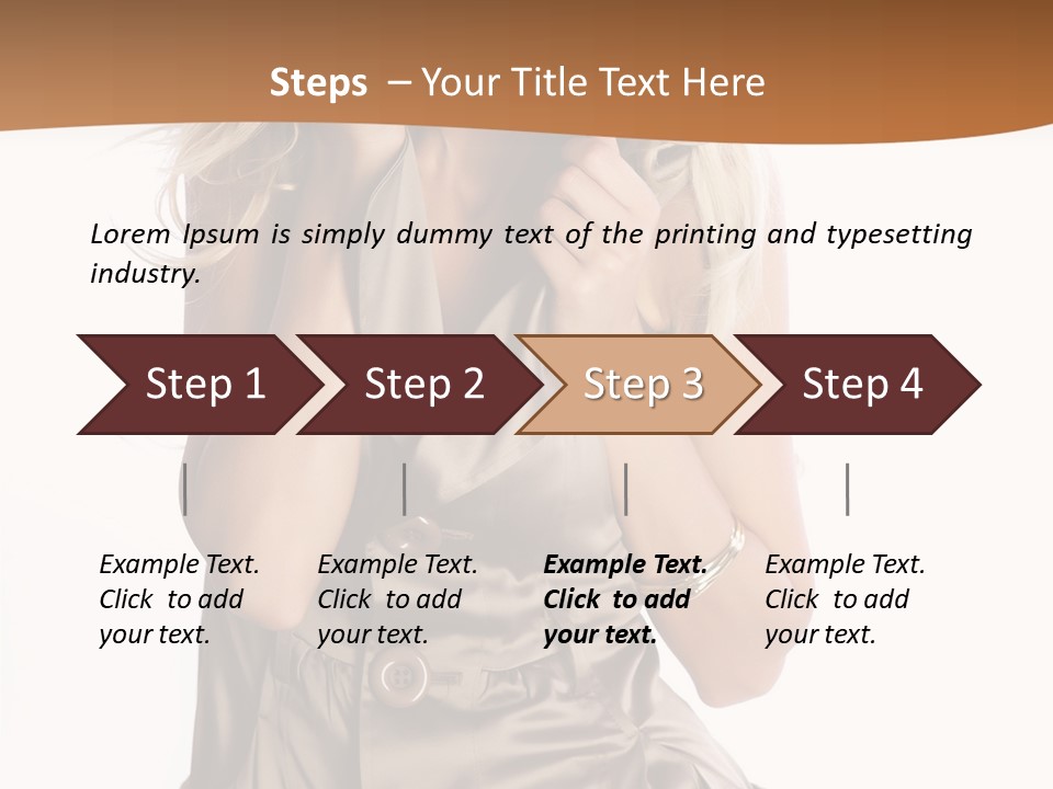 Lifestyle Charming Sensual PowerPoint Template