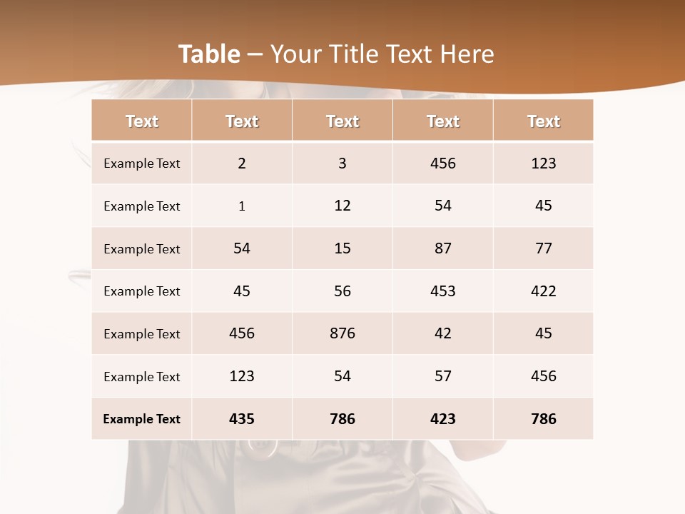 Lifestyle Charming Sensual PowerPoint Template