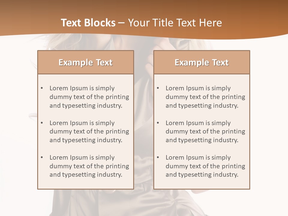 Lifestyle Charming Sensual PowerPoint Template