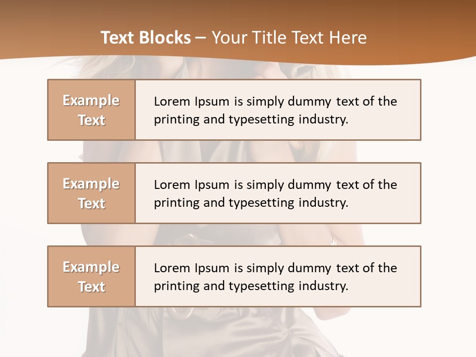 Lifestyle Charming Sensual PowerPoint Template