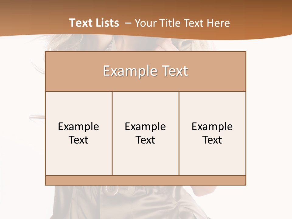 Lifestyle Charming Sensual PowerPoint Template