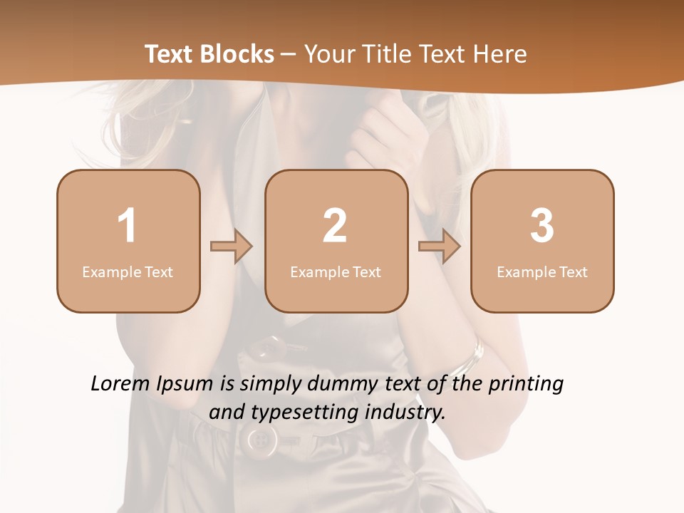 Lifestyle Charming Sensual PowerPoint Template