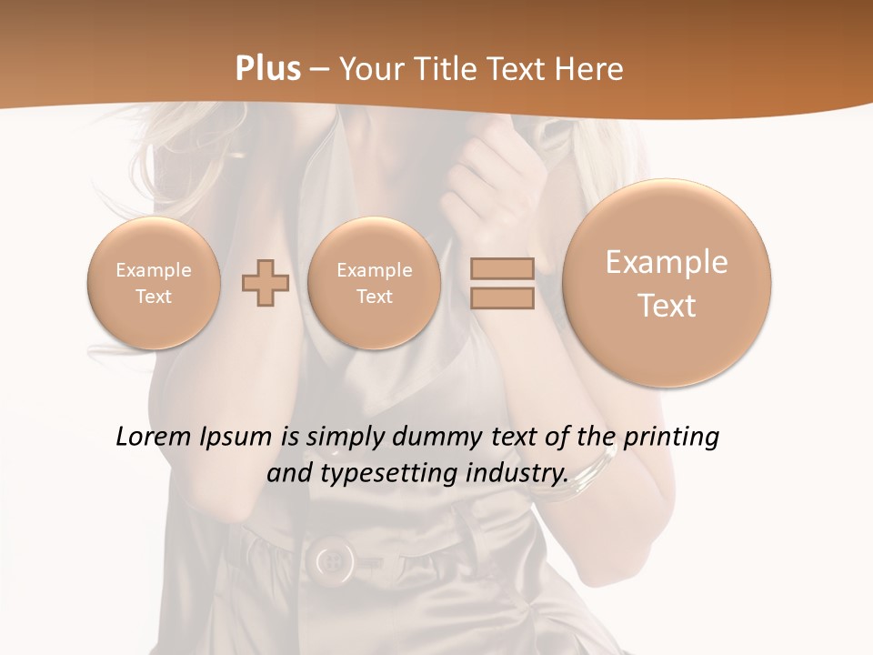 Lifestyle Charming Sensual PowerPoint Template