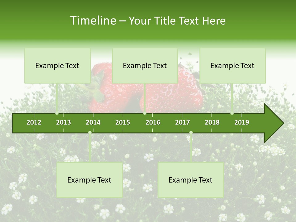White Isolated Flowers PowerPoint Template
