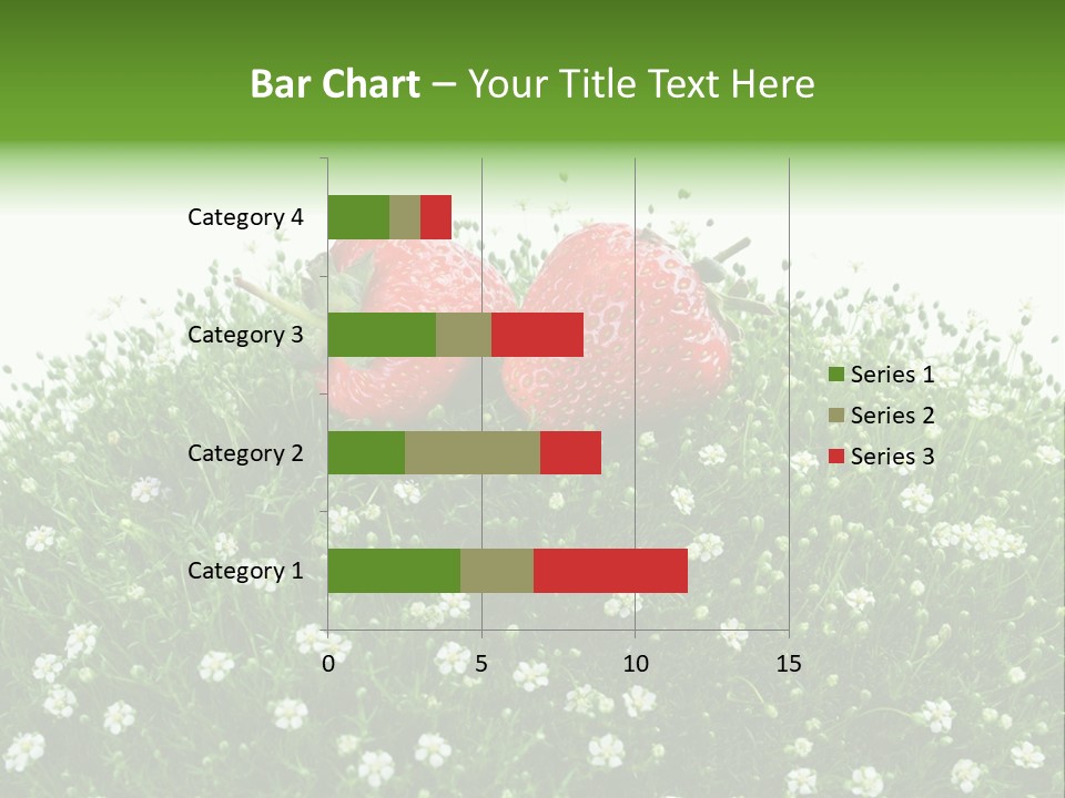 White Isolated Flowers PowerPoint Template