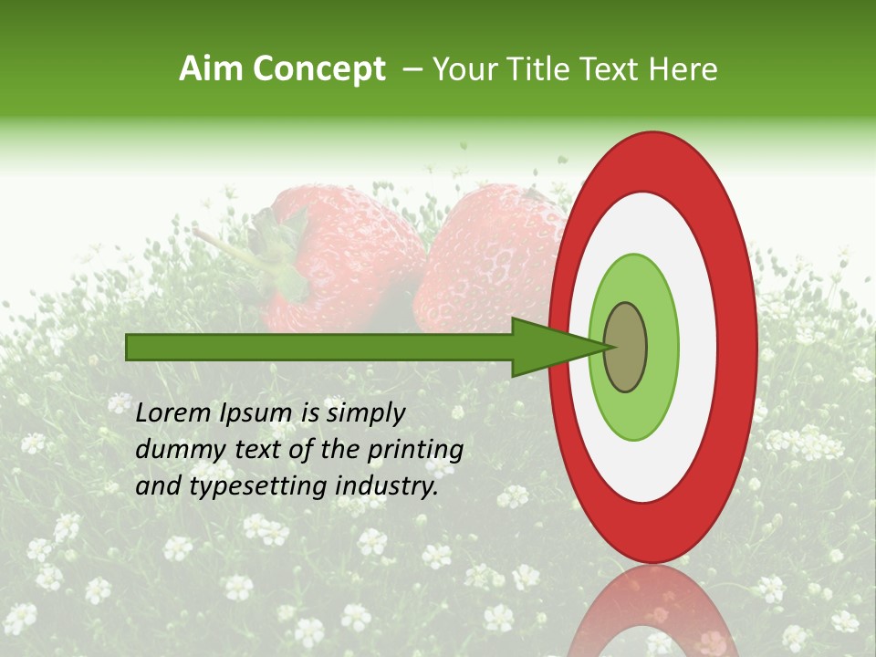 White Isolated Flowers PowerPoint Template