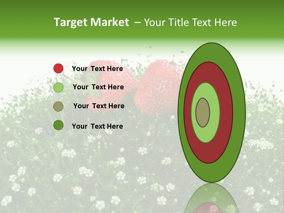 White Isolated Flowers PowerPoint Template