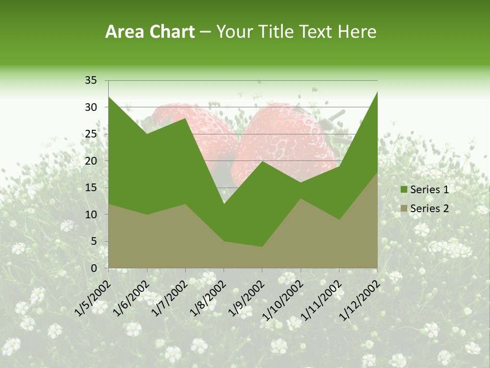 White Isolated Flowers PowerPoint Template