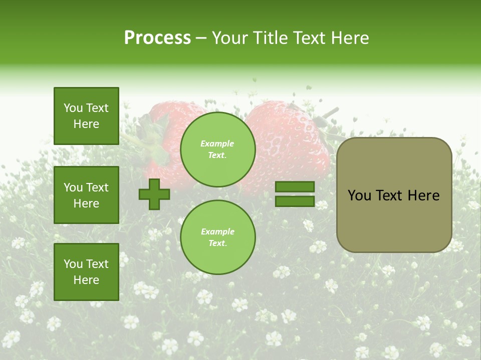 White Isolated Flowers PowerPoint Template