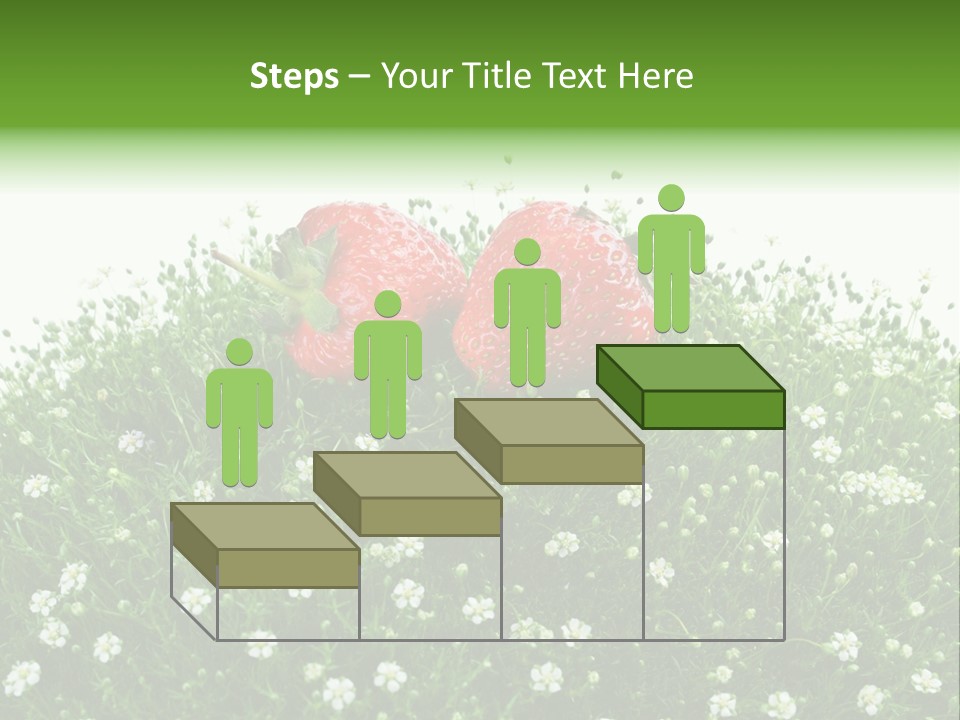 White Isolated Flowers PowerPoint Template