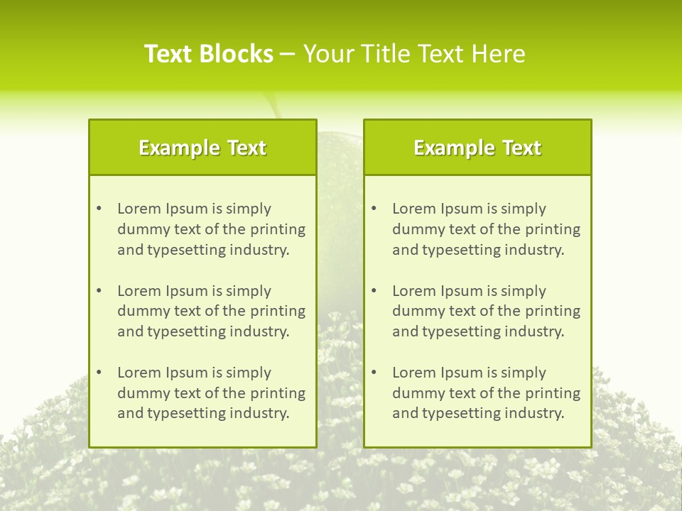 Vein Fruit Single PowerPoint Template